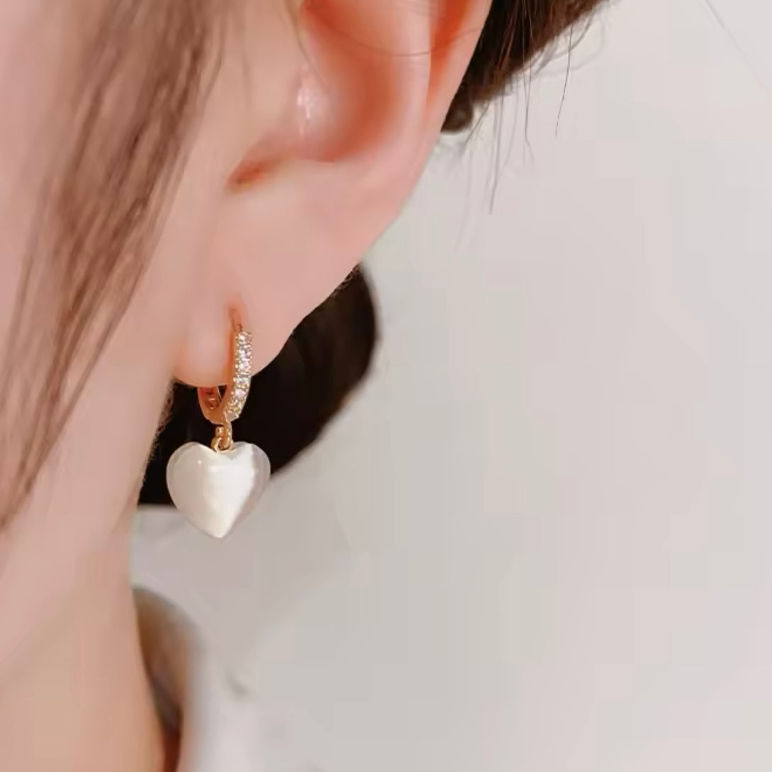 'Love Drops' Mini Hoop Earrings