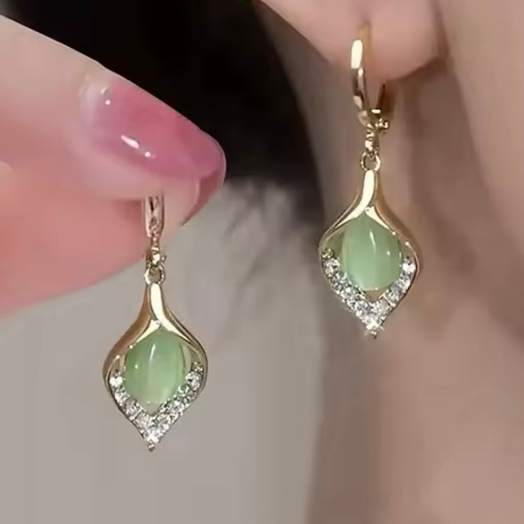 'Emerald Aura' Earrings