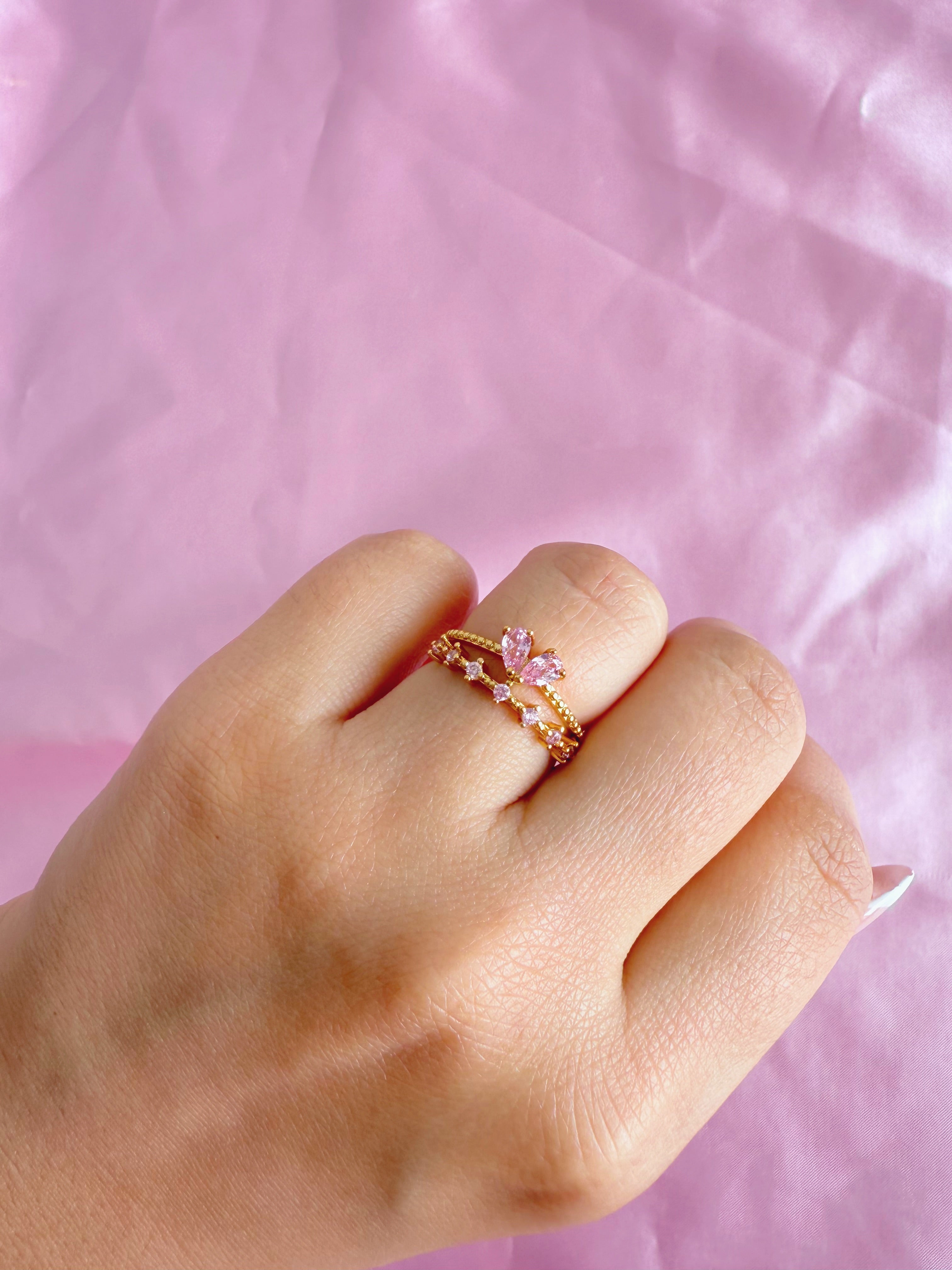 'Pink Crush' Ring