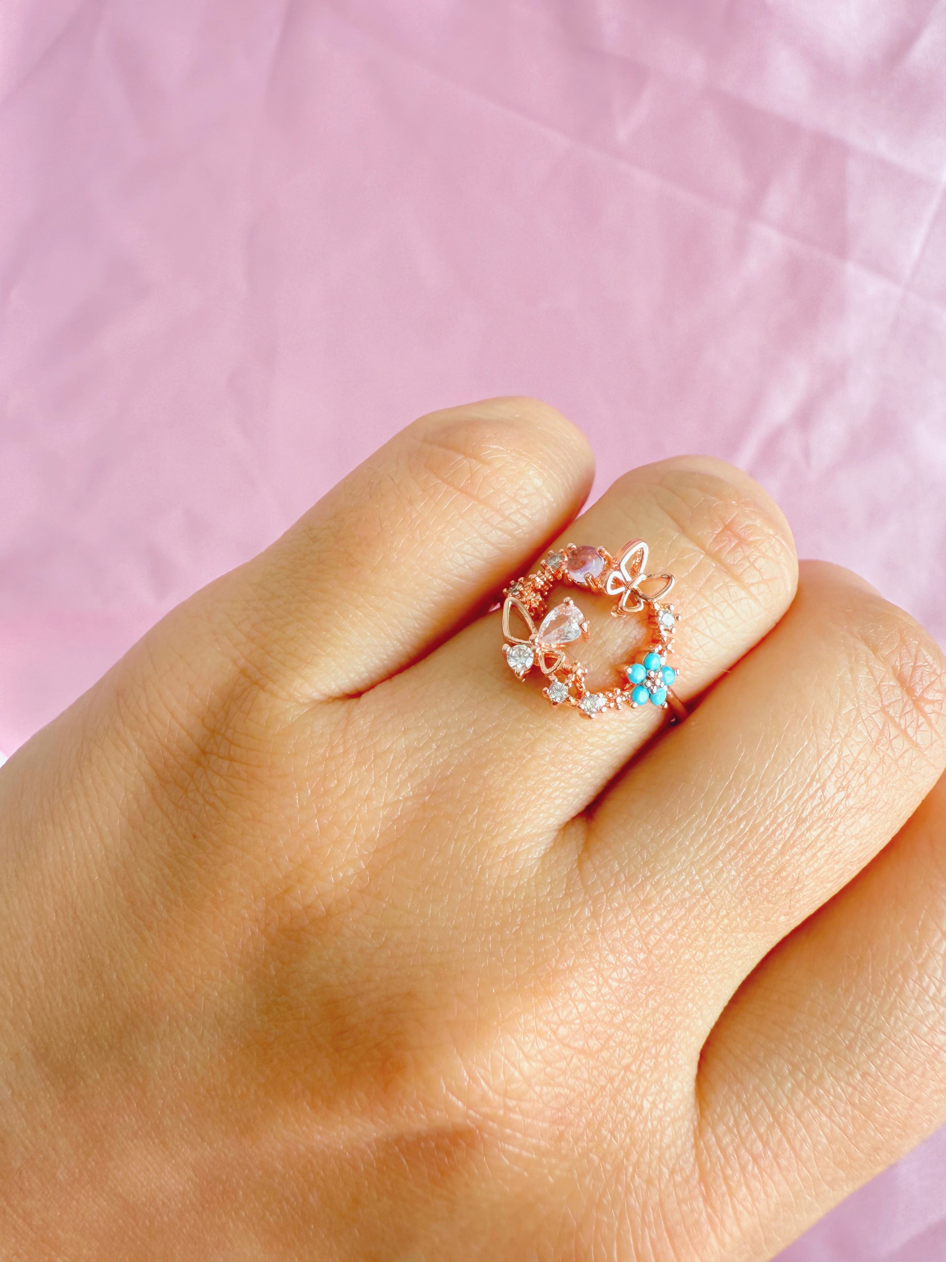 'Dainty Butterflies' Ring