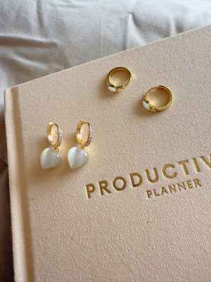 'Love Drops' Mini Hoop Earrings