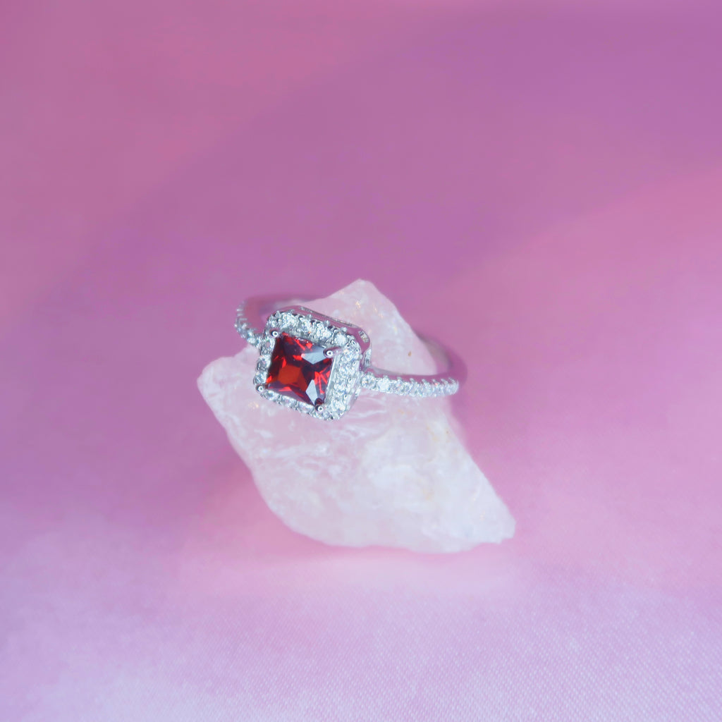 'Ruby Red' Ring